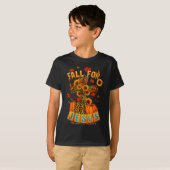 Fall For Jesus He Never Leaves Cross Faith Pumpkin T-shirt (Voorkant volledig)