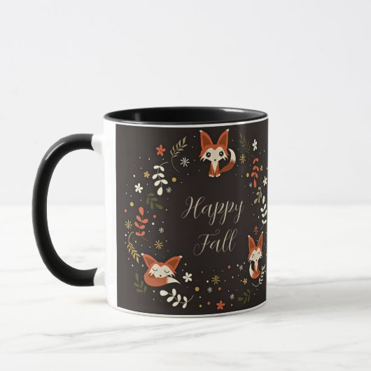Fall Foxes with customizable text Mok (Links)