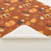 Fall Friends Sherpa Deken (3/4)