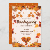 Fall Gnome with Pumpkins Heart Tree Art Kaart (Voorkant / Achterkant)