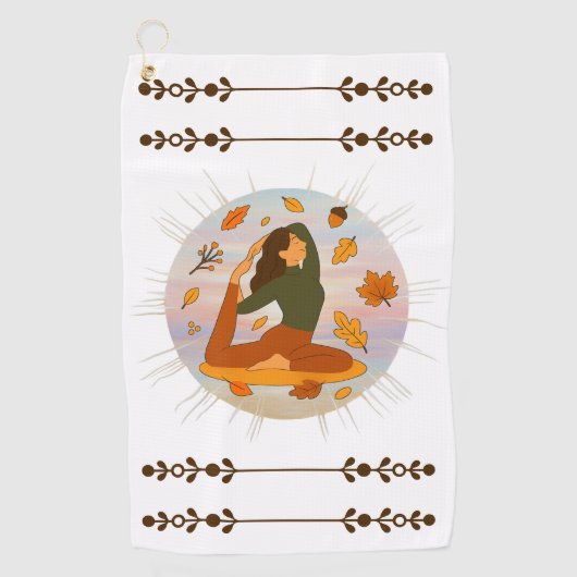 Fall Golfhanddoek (Voorkant)