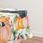 Fall Halloween Black Cats and Pumpkin Design Tafelkleed (Voorbeeld)