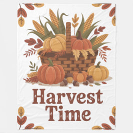 Fall harvest time stylish Blanket New Home Fleece Deken