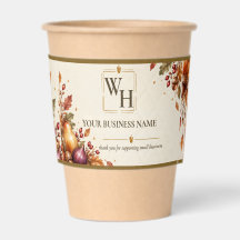 Fall Harvest Watercolor Business Branding