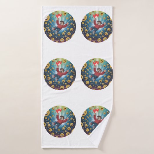 Fall in bubble  badhanddoek (Badhanddoek)