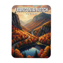 Fall in Franconia Notch State Park Travel Magneet