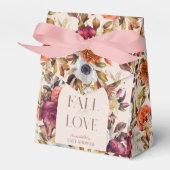 Fall in Love Autumn Wreath Arch Pink Baby Shower Bedankdoosjes (Voorkant Zijde)