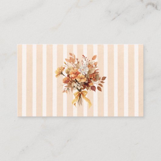 Fall in Love Boho Bridal Shower Display Shower Informatiekaartje (Achterkant)