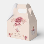 Fall In Love Boho Pink Pumpkin Bridal Shower Bedankdoosjes (Voorkant Zijde)