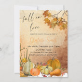 Fall in Love Bride-to-Be Party Kaart (Voorkant)