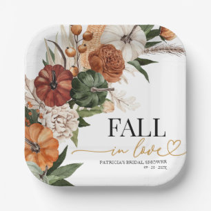 Fall In Love Bruiloftsborrel Papieren Bordje