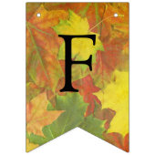 Fall In Love Feuilles colorés - Drapeaux de Buntin (Troisième drapeau)