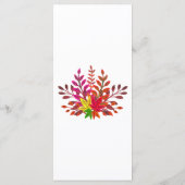 Fall in Love Script Wedding Menu (Achterkant)