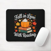 Fall In Love With Reading Autumn Pumpkin Mug Book  Muismat (Met muis)