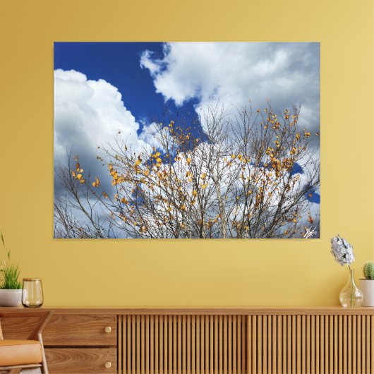 Fall in Paradise Canvas Afdruk (Insitu (Woonkamer))