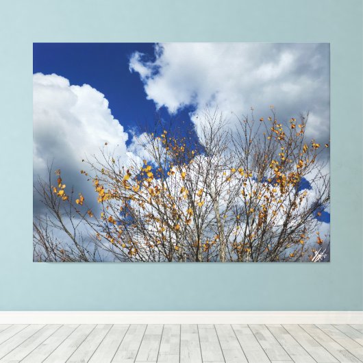 Fall in Paradise Canvas Afdruk (Insitu (Houten vloer))