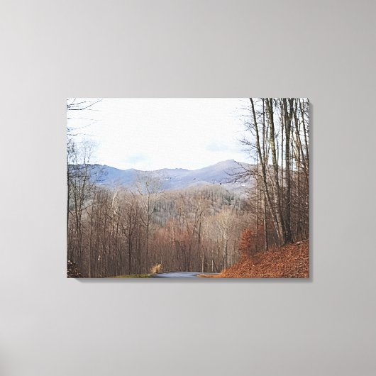 Fall in the Blue Ridge Mountains Canvas Afdruk (Voorkant)