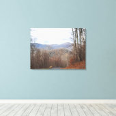 Fall in the Blue Ridge Mountains Canvas Afdruk (Insitu (Houten vloer))