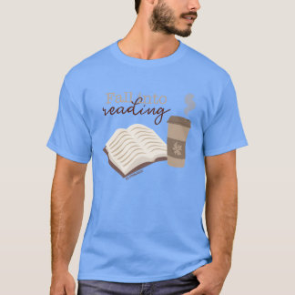 Fall Into Reading Bookish Fall Autumn Kindle Reade T-shirt