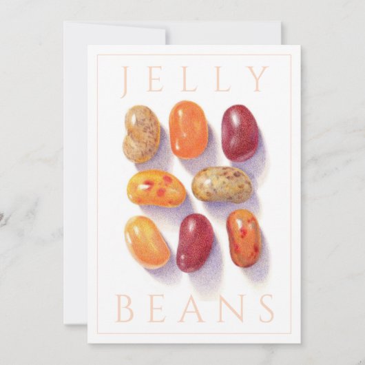 FALL JELLY BEANS 5x7 Carte plat (Devant)