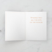 FALL JELLY BEANS Carte Thanksgiving (Intérieur)