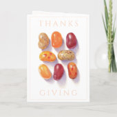 FALL JELLY BEANS Carte Thanksgiving (Dos)