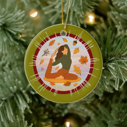 Fall Keramisch Ornament (Boom)