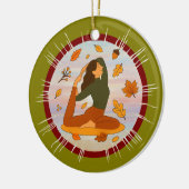 Fall Keramisch Ornament (Links)