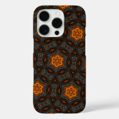 Fall Kleuren Blauw, Grijs, Gouden iPhone Case (Achterkant)