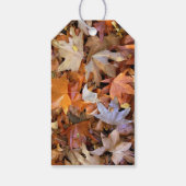 Fall Leaf Cadeaulabel (Achterkant)