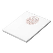 Fall Leaves Autumn Nature Notepad Notitieblok (Gedraaid)