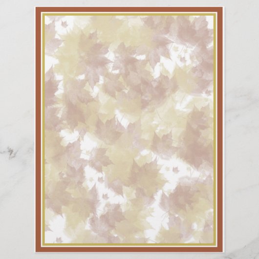 Fall Leaves Background Flyer (Voorkant)