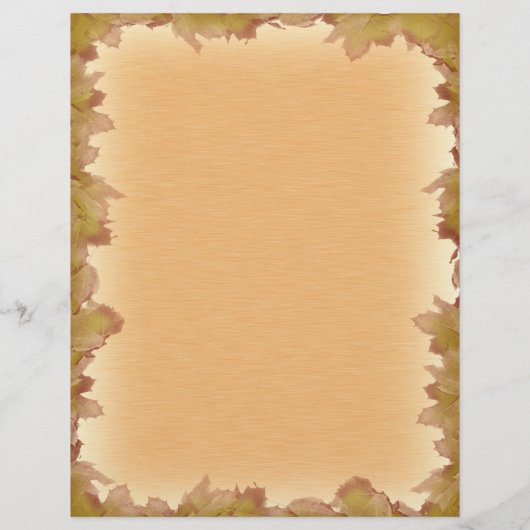 Fall Leaves Background Flyer (Achterkant)