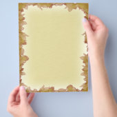 Fall Leaves Background Flyer (Hand)