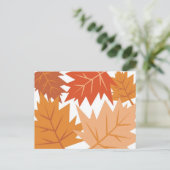 Fall Leaves Briefkaart (Staand voorkant)