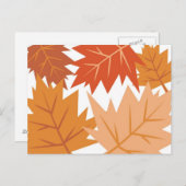 Fall Leaves Briefkaart (Voorkant / Achterkant)