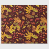Fall Leaves Cadeaupapier (Vlak)