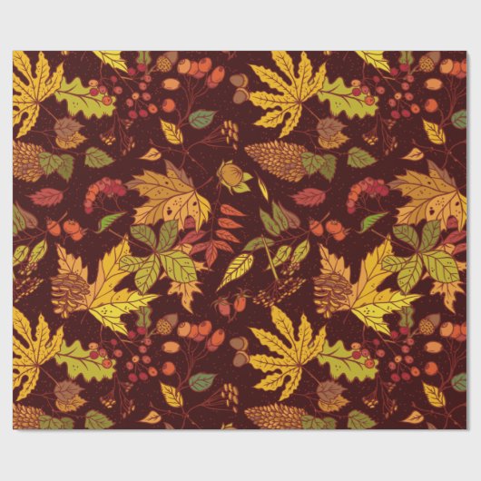 Fall Leaves Cadeaupapier (Vlak)