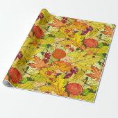 Fall Leaves Cadeaupapier (Uitgerold)