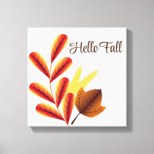 Fall Leaves Canvas Art Afdruk (Voorkant)