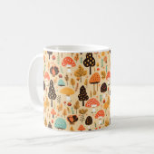 Fall Leaves Champignons et tasse de café Citrouill (Devant gauche)