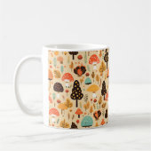 Fall Leaves Champignons et tasse de café Citrouill (Gauche)