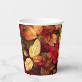 Fall Leaves Design Papieren Bekers (Voorkant)
