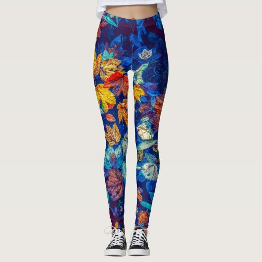 Fall Leaves Leggings (Voorkant)