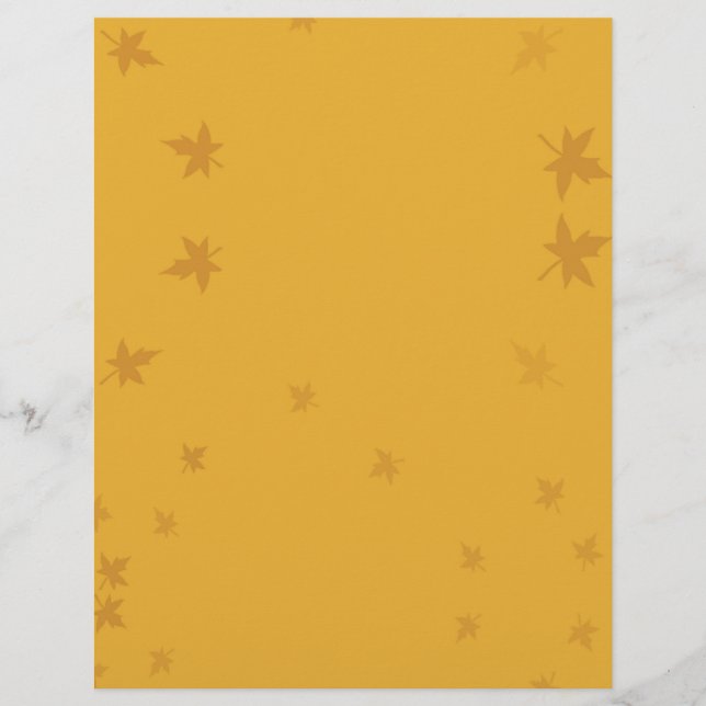 Fall Leaves Letterhead (Voorkant)