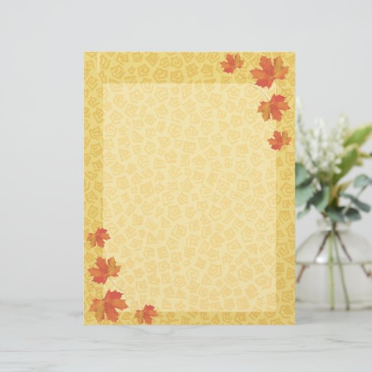 Fall Leaves Letterhead (Staand voorkant)