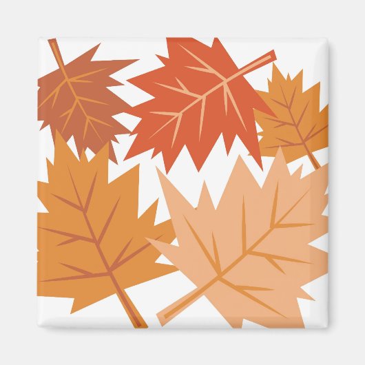 Fall Leaves Magneet (Voorkant)