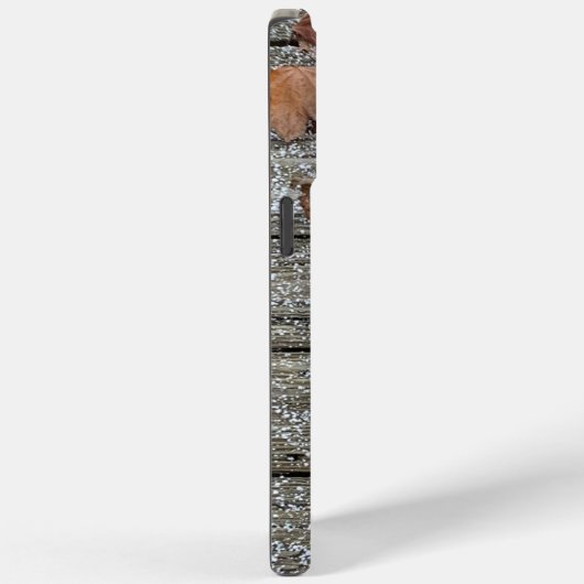 Fall Leaves met sneeuw iPhone / iPad hoesje (Achterkant / Rechts)