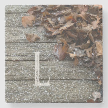 Fall Leaves met sneeuw iPhone / iPad hoesje