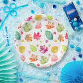 Fall Leaves Papieren Bordje (Feest)